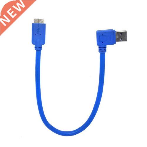 90 Degree USB 3.0 A male to Micro USB 10pin Cable for Macboo