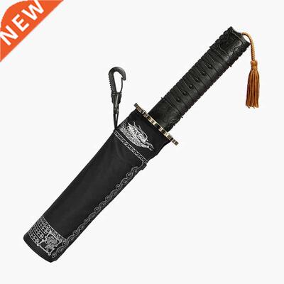 Folding Man Automatic Umbrella Rain Women Japanese Samurai S