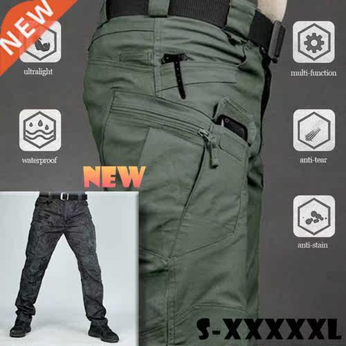 S-5XL Men Casual Cargo Pants Classic Outdoor Hiking kking Ar