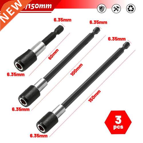 60/100/150mm Hex Shank 6.35mm Quick Release Self-locking Scr