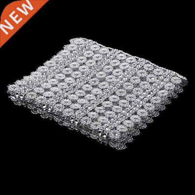 1 Yd 16 Row Diamond Mesh Wrap Crystal Rhinestones Ribbon