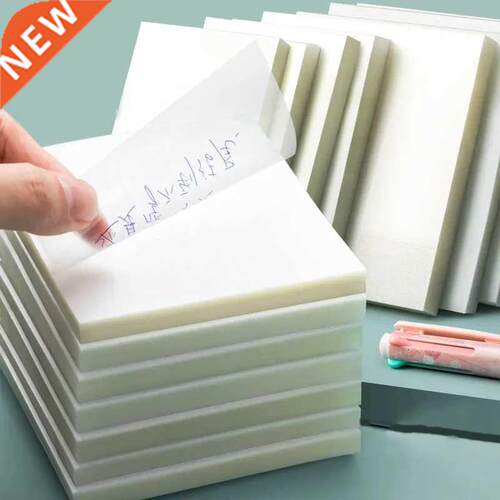 Transparent sticky notes with scrapes stickers sticky simple