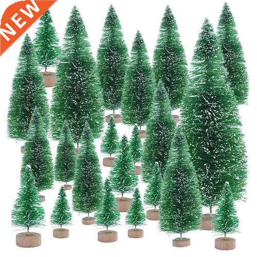 6.5cm to 16cm Small Decorated Christmas Tree Fake Pine Tree