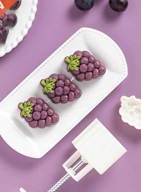 B0KB  D Mooncake Mold Set 25g Or 50g Grape Patterns