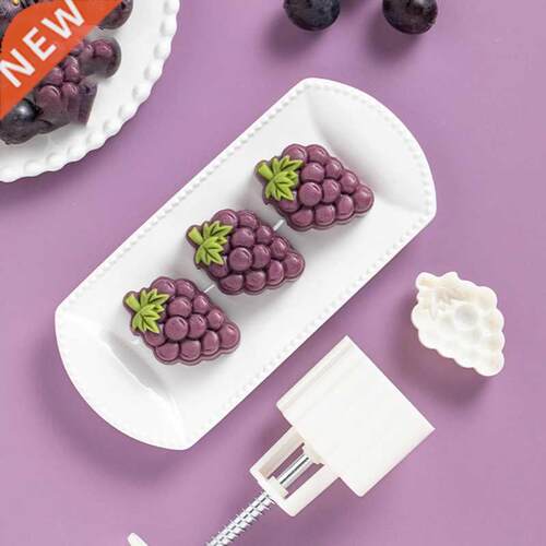 B0KB  D Mooncake Mold Set 25g Or 50g Grape Patterns
