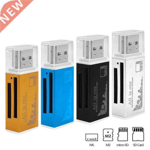 Multi All in 1 Micro USB 2.0 Memory Card Reader Adapter for