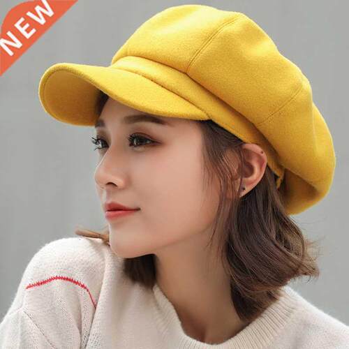 Hot Parent-child adjustable Winter Beret for Women Solid Pla