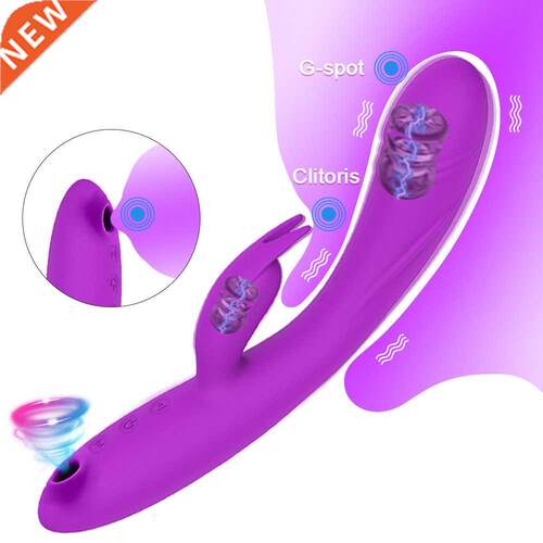 3 n 1 G Spot Rabbt Vbrator for Women Cltors Sucker Dld
