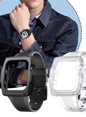 TPU Strap For AppleWatch 1/2/3/4/5/6 Wristband 42mm/44mm Com