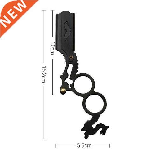 Men Stainless Steel Straight Barber Edge Safety Razors