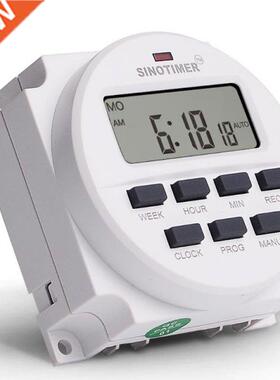 BIG LCD Digital 220V Programmable Timer Switch with Countdow