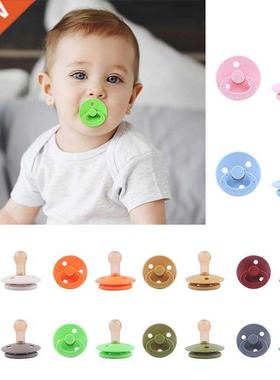 For Newborn Supplies Sleep Pacifier Soothe Baby Silicone Bi