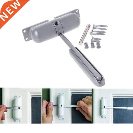 1 Set Adjustable Surface Mounted Spring Door Closer Automati