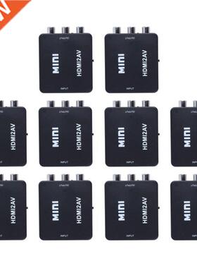 10X HDMI To RCA CVBS Composite Video AV Converter Adap
