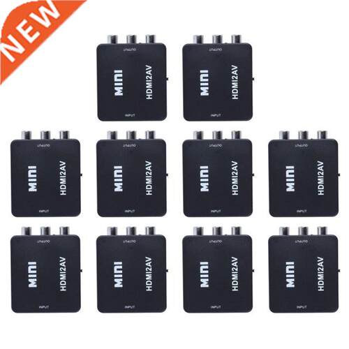 10X HDMI To RCA CVBS Composite Video AV Converter Adap
