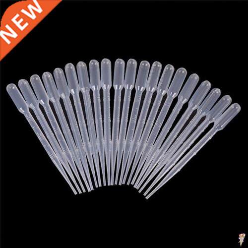 20PCS/lot Transparent Disposable 3ml Pipettes Safe Plastic E