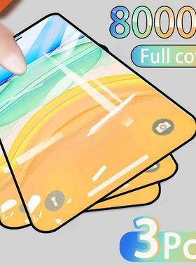 3PCS Full ver Protective glass on For iPhone 11 12 13 Pro Ma