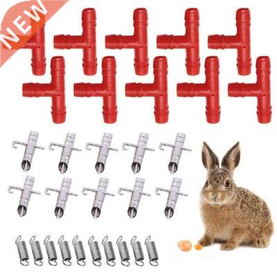 10Pcs Rabbit Drinker Nipple Automatic Water Feeder Nipple