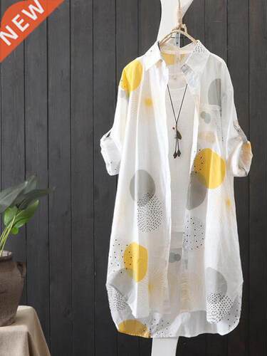 Jacket Women's Long Coat Shirt Chiffon Sunscreen  Women's
