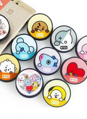 Korean Cartoon Sheep Bear Expanding Stand Mount Phone Socket