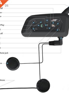 Vnetphone 2PCS 1200M Motorcycle Bluetooth Helmet Intercom f