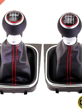 5 / 6 Speed Gear Stick Shift Knob Boot For VW Golf 5 6 MK5 M