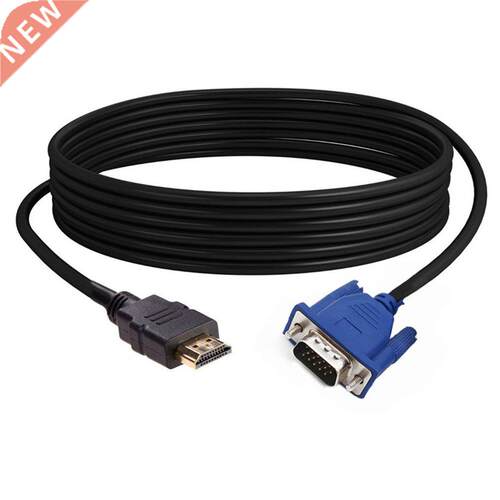 3m HDMI-compatible to VGA HD Converter Cable Audio Cable USB