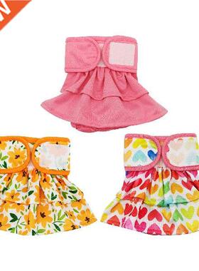 3pcs/set Dog Heat Diapers Dog Diaper Shorts Female Dog