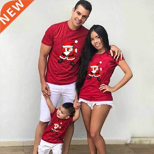 Dabbing Santa Claus Merry Christmas Family Matching Clothes