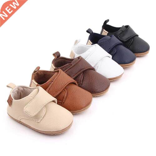 Newborn Baby Shoes Baby Boy Girl Shoes Classic Leather Rubbe