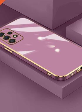 Glossy Plated Phone Case For Samsung Galaxy A52 A52s A72 A22
