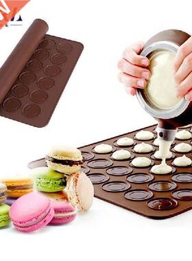Silica Gel Macron Cake Mould 30/48-hole Anti-slip