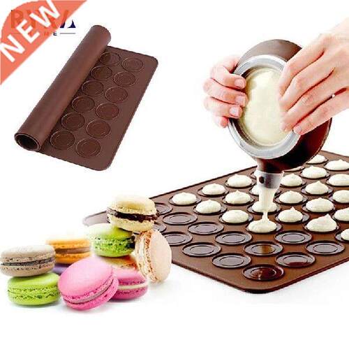 Silica Gel Macron Cake Mould 30/48-hole Anti-slip