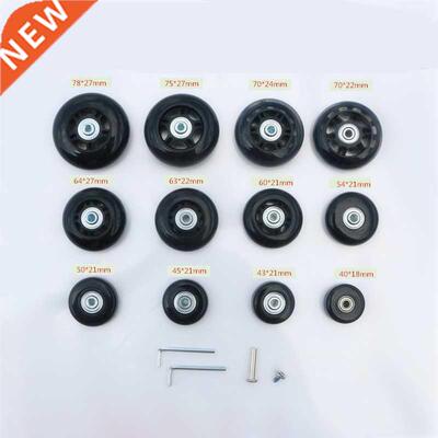 Luggage wheels repalcement trolley case pulley wheel mute un
