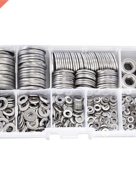 580PCS/Box Stainless Steel M2 M2.5 M3 M4 M5 M6 M8 M10 M12 Fl