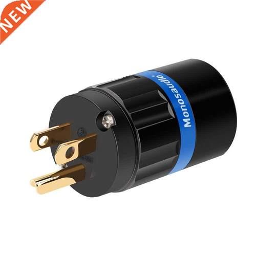 Monosaudo M104G/F104G Copper US Power Plug Pure Copper 24k