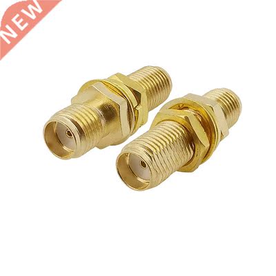 1Pcs SMA Female to SMA Female Bulkhead RF Adapter SMA Jack S