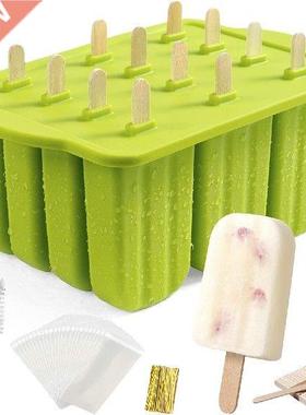 12 Grid Silicone Popsicle Mold Rack Ice Lolly Mold Frozen
