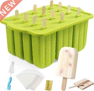 12 Grid Silicone Popsicle Mold Rack Ice Lolly Mold Frozen