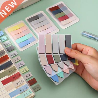 200 PCS PET Translucent Waterproof Morandi Color Writable St