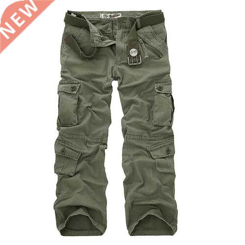 Dropshipping Cotton Cargo Pants Men Military Style Tactical