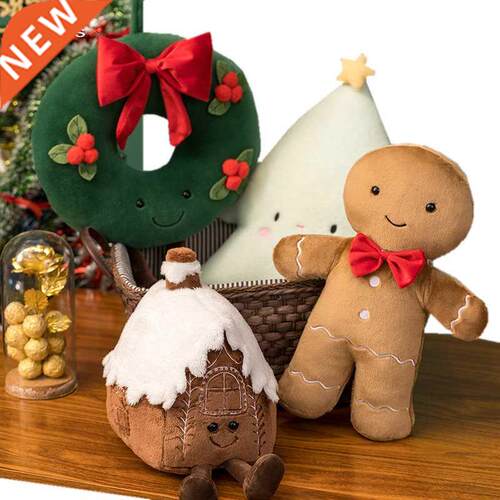 Christmas Ginger Bread h Pillow Stuffed Chocolate Cookie