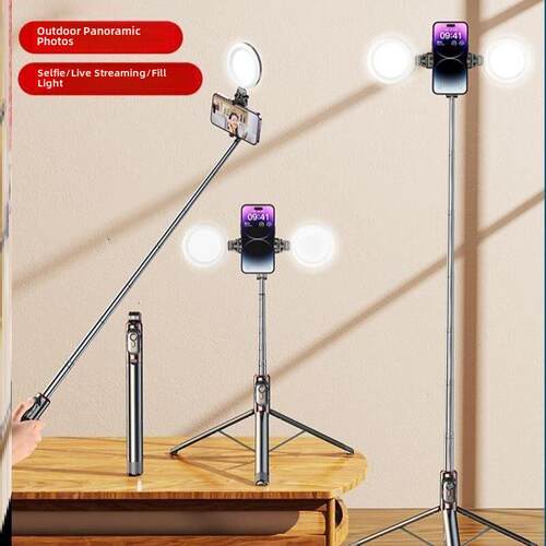 Anti-shaking selfie stick tripod landing phone holder 自拍杆