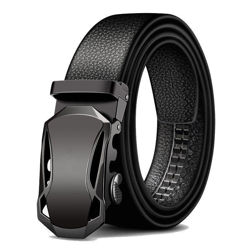 Mens Waist Belt Men Belts Leather Man For Jeans Black Male