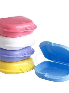 1pc dental orthodontic retainer denture storage case box mou