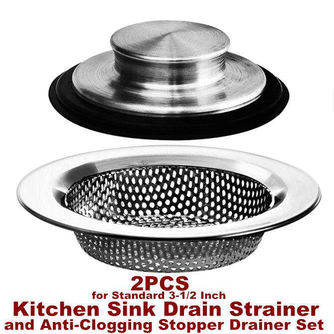 Kitchen Sink Drain Strainer Anti-Clogging Stopper Drainer