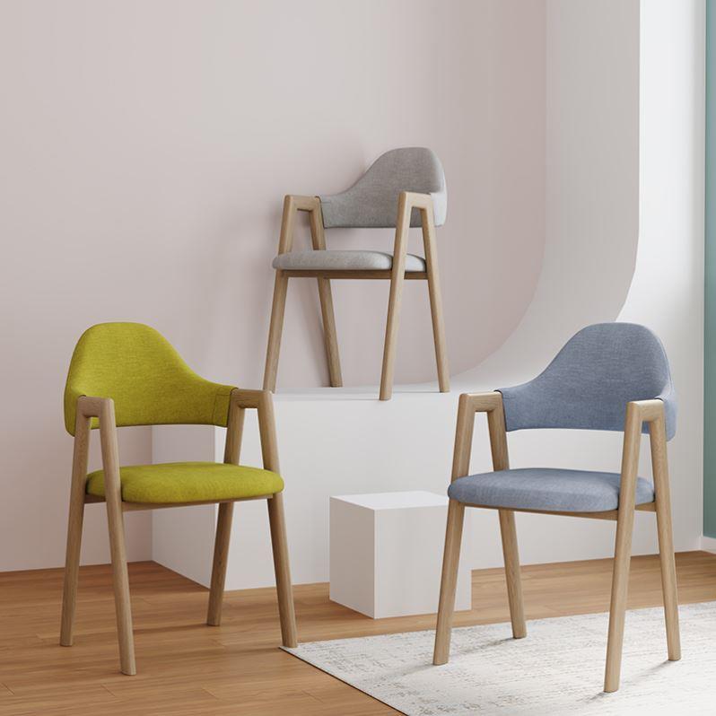 Nordic restaurant Dining chair backrest makeup soft stool