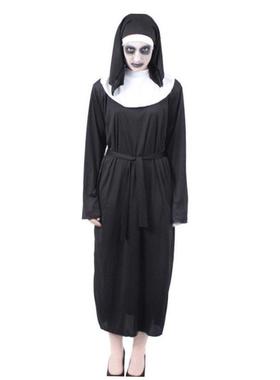 Halloween black vampire zombie costume nun costume priest zo