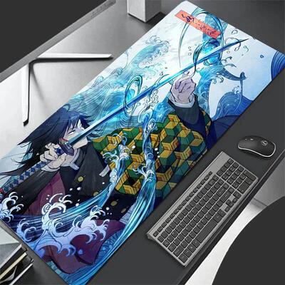 Demon Slayer Mouse Pad Gaming Accessories Rubber Mausepad Pr