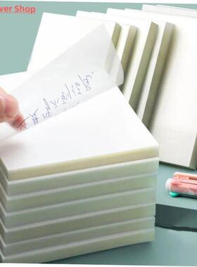 Transparent sticky notes with scrapes stickers sticky simple